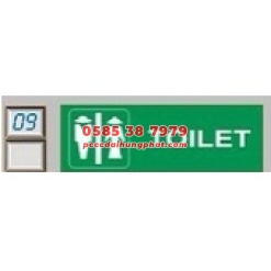 Bảng chỉ dẫn toilet kemtom (1 mặt và 2 mặt)