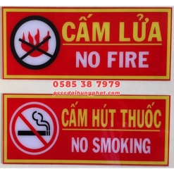 CẤM LỬA CẤM THUỐC MICA