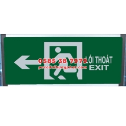 Đèn exit chỉ dẫn 1 hướng kemtom ( 1 mặt và 2 mặt)
