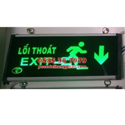 Đèn exit chỉ dẫn cầu thang (2 mặt)