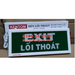Đèn exit chỉ dẫn lối thoát kemtom (1 mặt và 2 mặt)