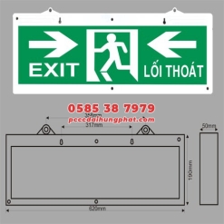 Đèn exit chỉ hướng thoát kemtom( 1 mặt và 2 mặt)