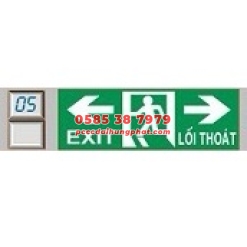 Đèn exit lối thoát chỉ dẫn 2 hướng kemtom( 1 mặt và 2 mặt)