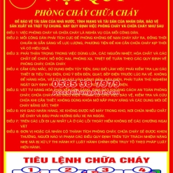 NỘI QUY TIÊU LỆNH MICA KẾT HỢP